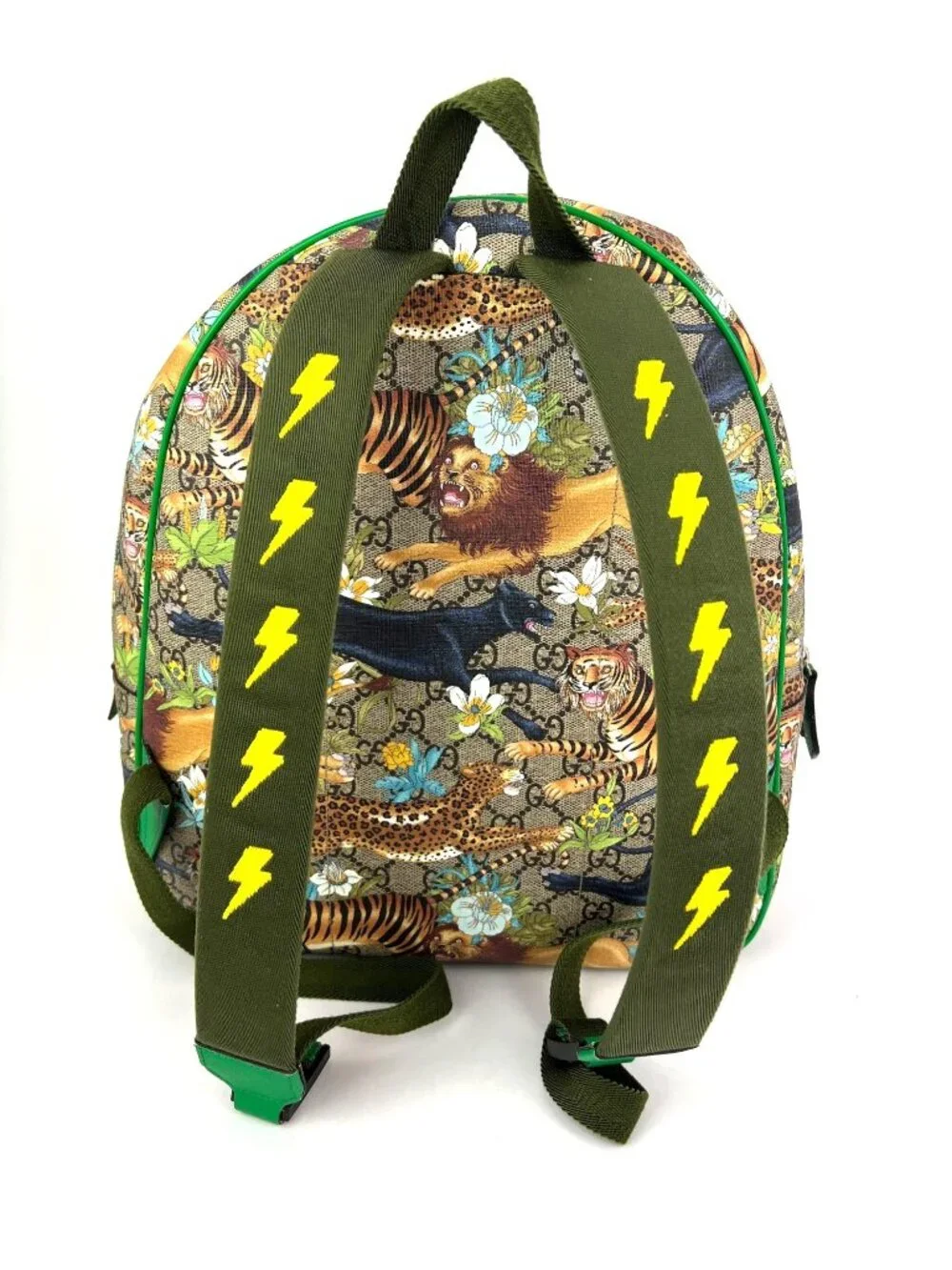 Gucci GG Supreme Feline Childrens Dome Multicolor Backpack